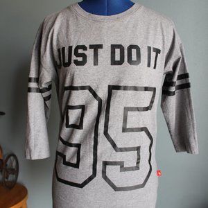 3/4 Sleeve Just Do It 95 Jersey Tee ~ XS~